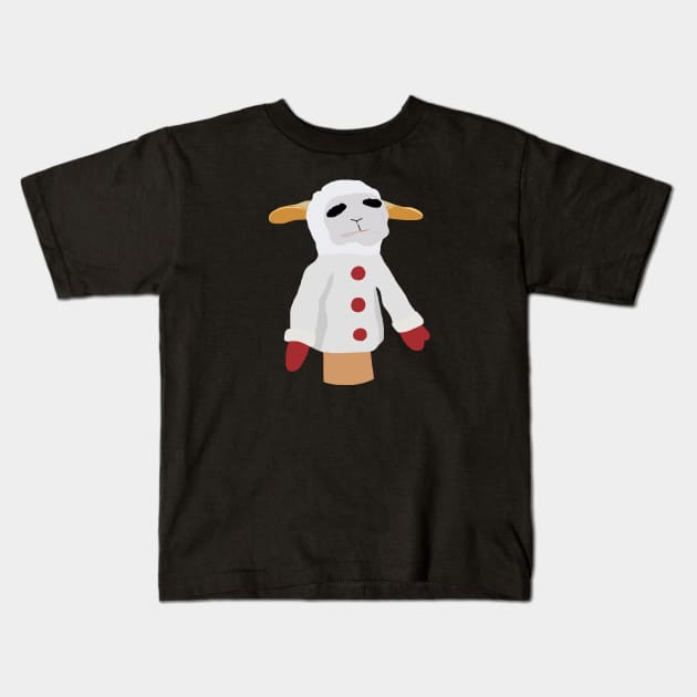 Lamb Chop Kids T-Shirt by ElviaMontemayor